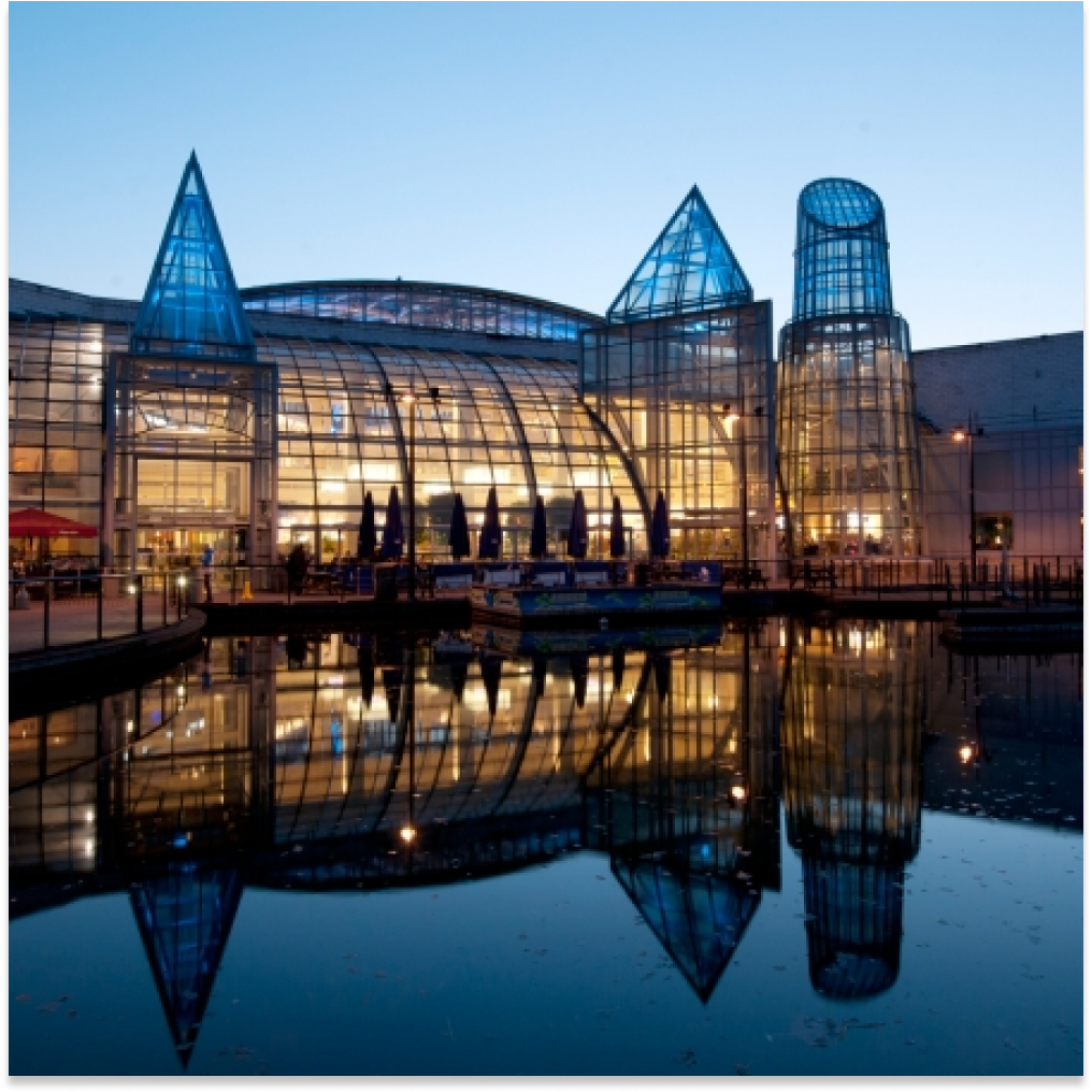 Picture of the Bluewater Shopping Centre in Kent, United Kingdom.