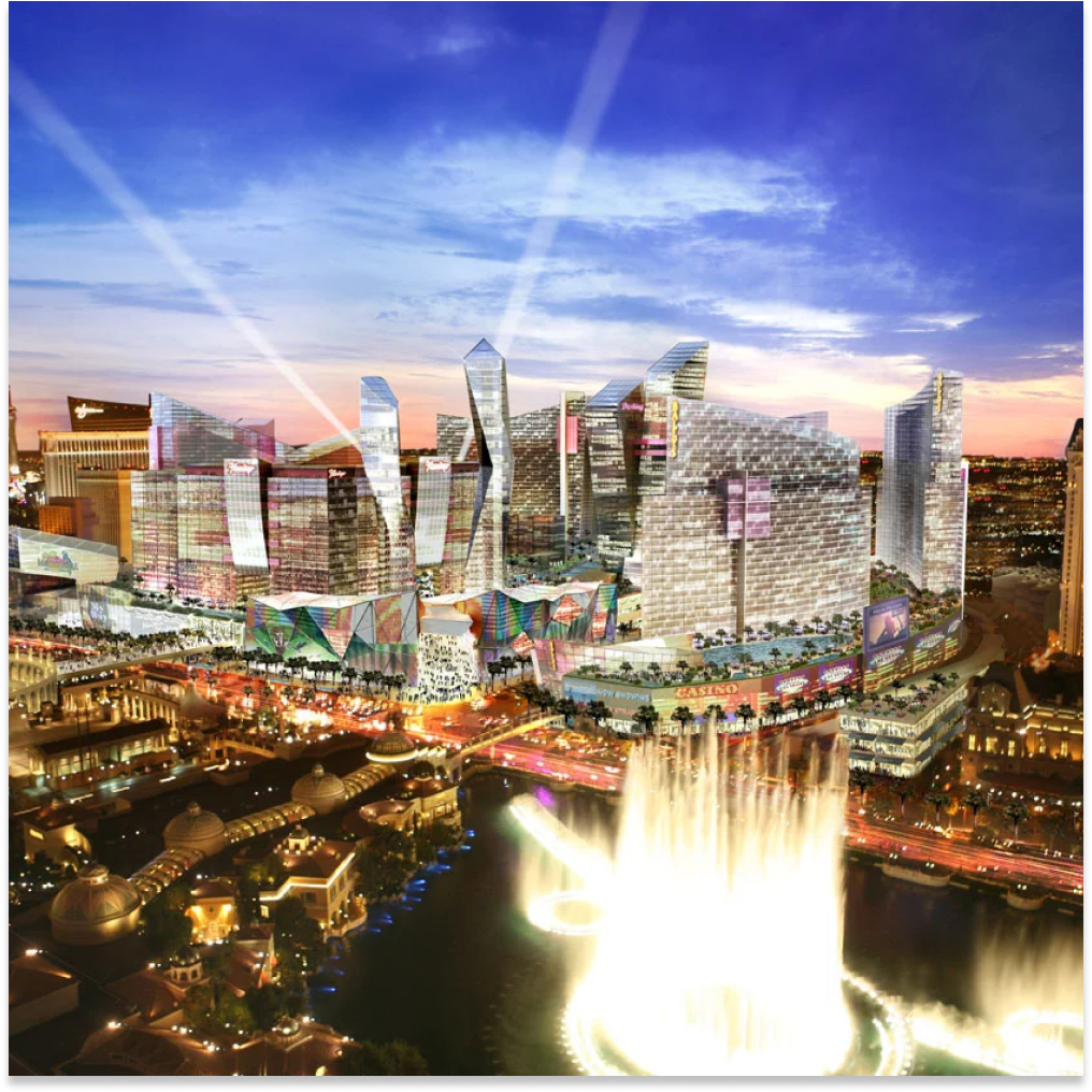 Concept design rendering of the Harrah's Epicentre in Las Vegas, Nevada.